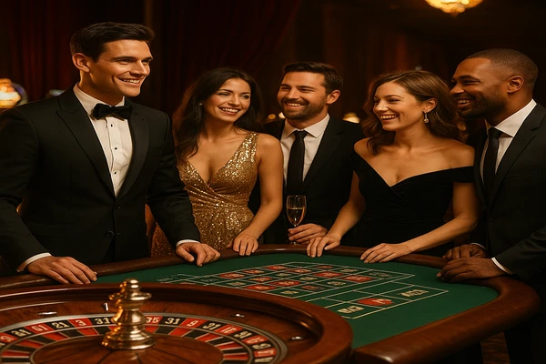 লাইভ টেবিল গেমের পরিবেশে ডিলারের উপস্থিতি