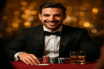 আলোকিত রুলেট চাকা ও ক্যাসিনো চিপসের দৃশ্য, যা লাইভ গেমের রোমাঞ্চকে তুলে ধরে